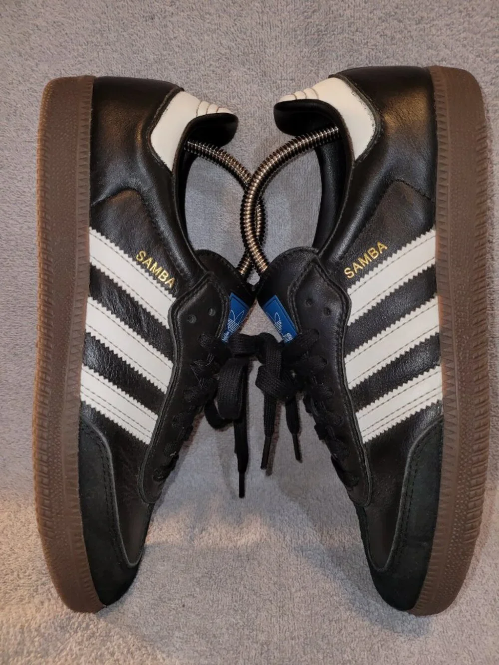 Adidas Samba ADV Men's Size 8 Originals Black White Gum Sneakers IE3100 (#2351)